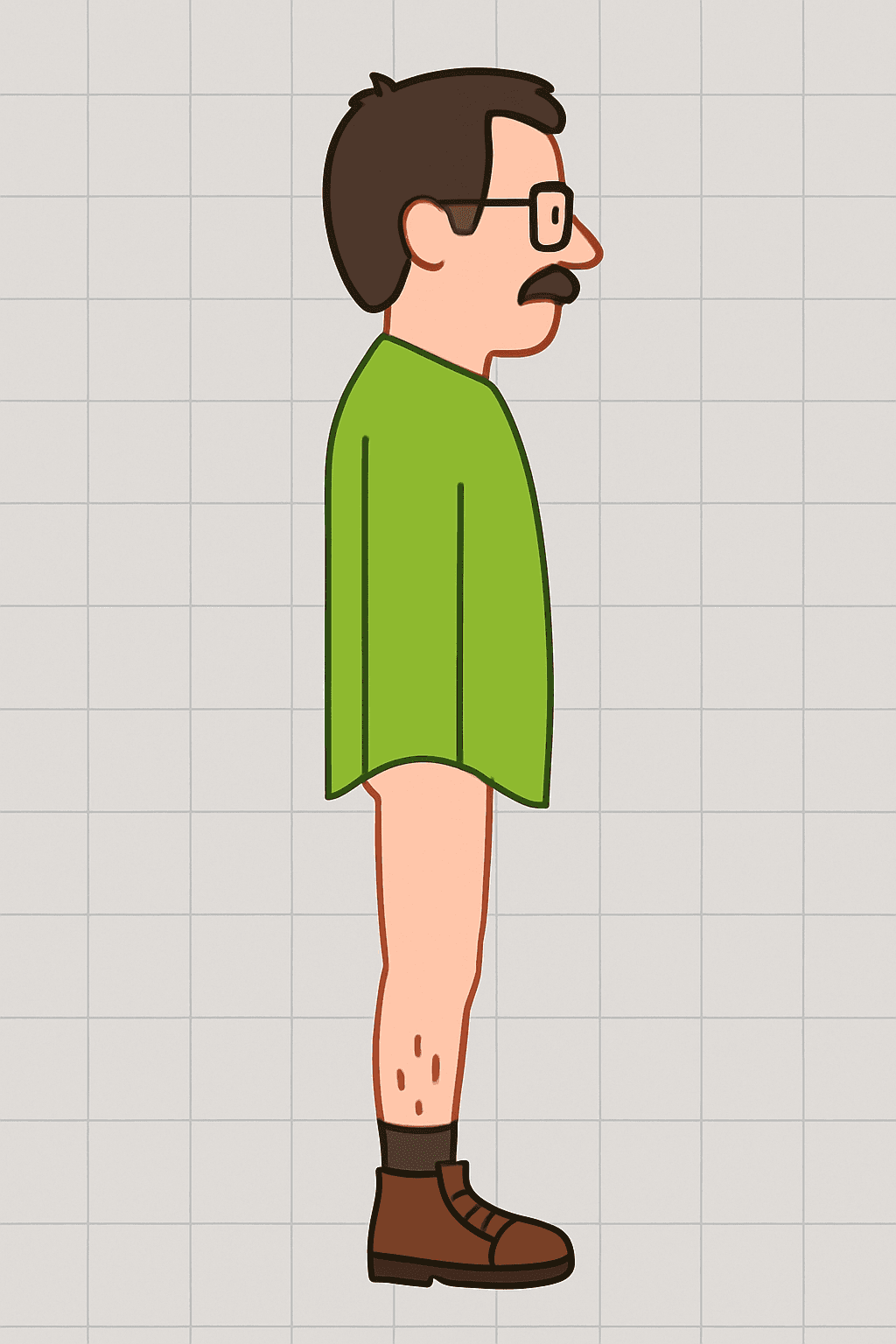 Model 2 Side T-Pose