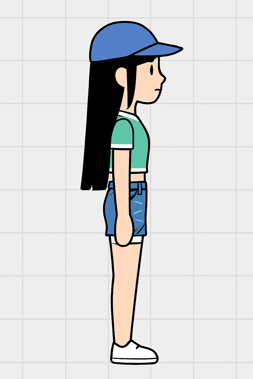 Generated Side T-Pose 4